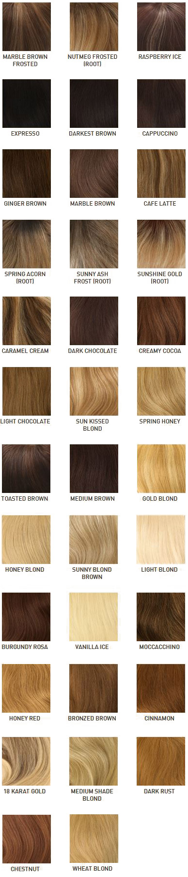 Louis Ferre Human Hair Color Chart